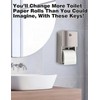 Mellbree 2055 Keys Compatible for Bradley Toilet Paper Dispenser, Toilet