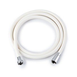 Shower Hose for Barumi Livo & Pluo Handheld Showerhead - White Color | Flexible PVC, Smooth Design for Easy Cleaning, Tangle-Free 360° Rotation Connector, 71" Length, Universal Fit, Easy Installation