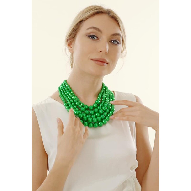 JNF Conjunto de joyas de varias capas de perlas para