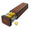TOMSKYE Pull-Out Pill Case, Premium Leather Portable Pill Case, Dustproof,