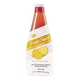 GS Food Fruit Sauce, Mango, 17.6 oz (500 g)