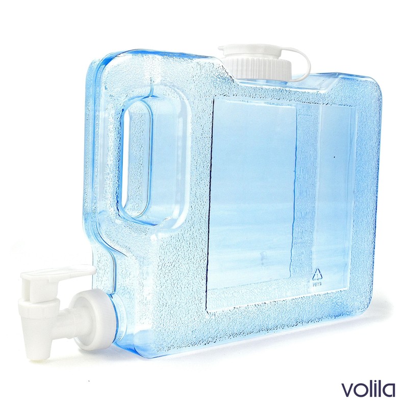 Slim Fridge Water Dispenser - 2 Pack 3L with Tap