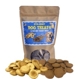 VitaGravy Dog Treats Made in The USA with 100% Human Grade Natural Ingredients for a Better and Healthier Dog Treat Snack. Delicious and Nutritious Dog Biscuits (10 Ounces, Peanut Butter Crunch)
