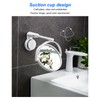 Wall Mount Makeup Mirror 360 Degree Rotation Clear Undistorted Single