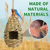 NOVWANG 4 Pcs Hand Woven Hummingbird Houses for Outside