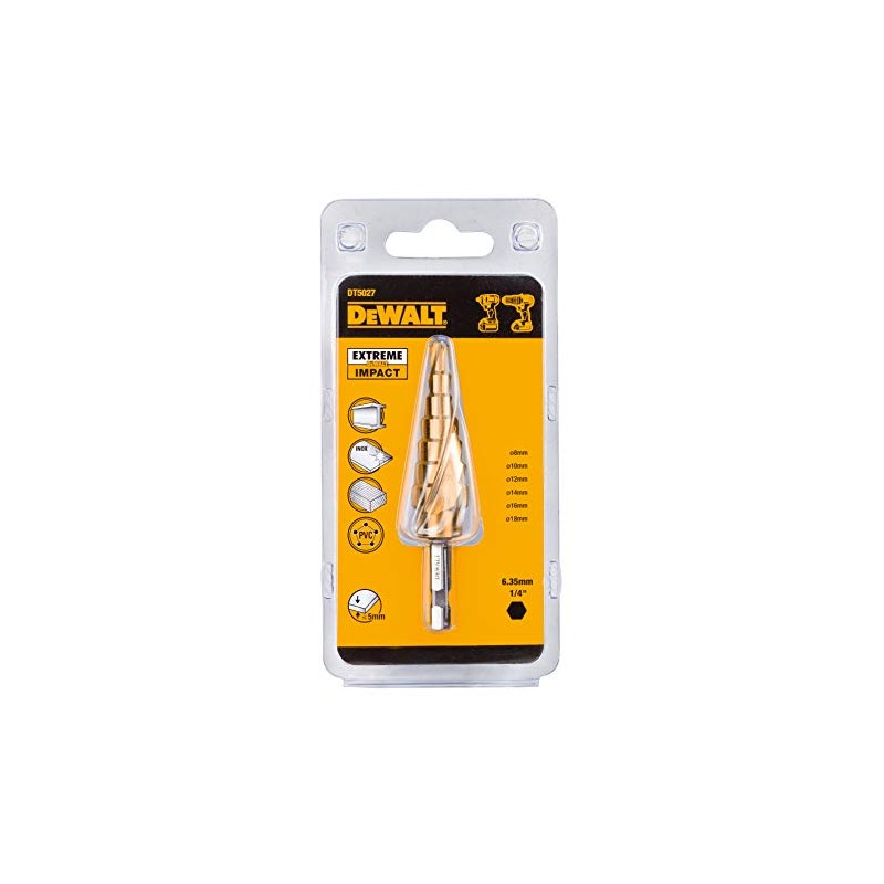 DeWalt Dewalt DT5027-QZ 6mm to 18mm Hole Enlarger Step Drill