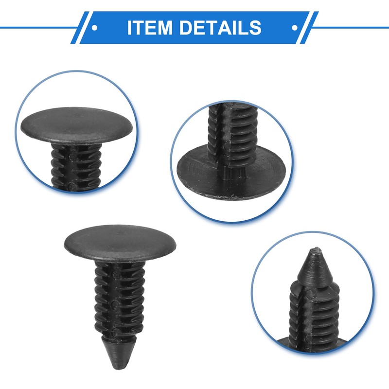 VekAuto 1 Set Retainer Fastener Clip Rivet Compatible for Jeep