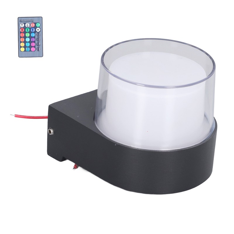 Outdoor Wall Sconce 5W RGB Remote Control LED Waterproof Wall