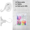 2 pack Suction Cup Wreath Hanger ，Large Clear Vacuum Heavy-Duty