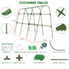 MQHUAYU Cucumber Trellis for Raised Bed,U-Shape Garden Trellis for Climbing