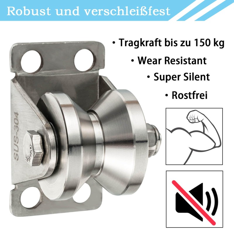 KCNOFNC 32 mm pulley steel cable, V type pulley for