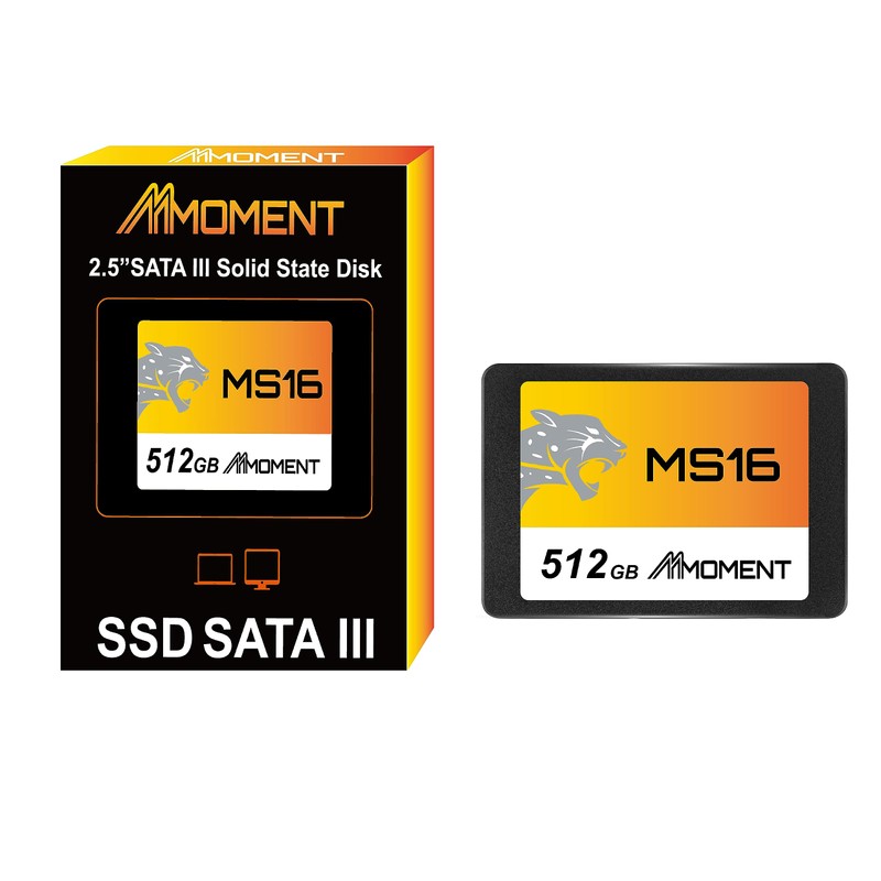 [Made in Taiwan] MMOMENT MS16 512GB 2.5 inch SSD SATA3