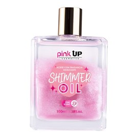 PINK UP | Shimmer Oil | Nutrición intensa y acabado luminoso | Piel radiante y suave todo el día | Skin care | Body oil | 100 ml | Aroma Pink Scent | Modelo PKSK74