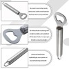 2 Stück Flaschenöffner Bottle Opener Bierflaschenöffner Kapselheber Bieröffner Flaschenöffner Personalisiert