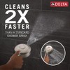 Delta 5-Setting HydroRain 2-in-1 Dual Shower Head with ProClean Spray,