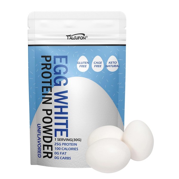 Talcufon Egg White Protein Powder 8Oz Pasteurized No Additives, High