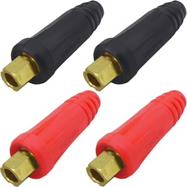 EATBALE EDKL35-50 315Amp Connector Replacement Parts for TIG Welding Cable Panel Connector Socket for DINSE-Style Universal Quick Fitting Copper Plug Quick Connector Socket Accessories Kit