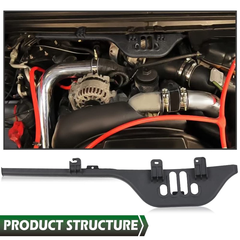GRAND ORANGE Hood Cowl Panel Wiring Shield Compatible with Ford