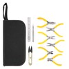 ANKROYU Professional Jewelry Pliers Tools Kit 9PCS Flat Bent Nose