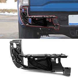 HECASA Rear Bumper Outer Extension Insert Bracket Driver Side LH Compatible with Tacoma 2016-2021 Replacement for TO1104136