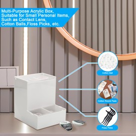 Beautyflier Disposable Daily Contact Lens Dispenser, Desktop and Wall Mounted 2 IN 1- Universal for All Brands, Dispenser, Organizer, & Storage for Contact Lenses, Cosmetic Contact lenses, Case Only