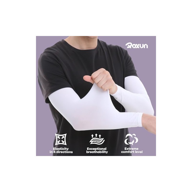 Roxun Cooling Arm Sleeves - UV Protection & Compression