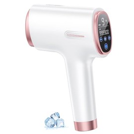Max 21J Laser Hair Removal Device with Ice Cooling 9 Levels, Rosa