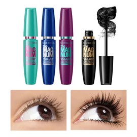 4pcs Rímel 4d Resistente Al Agua, Grueso Y DuraderoMascara de pestañas Waterproof, 10ml, volumen 12H