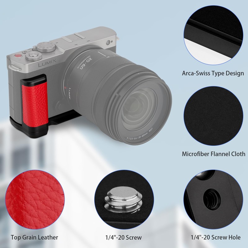 Haoge Handle for Panasonic LUMIX S9 Camera Body S9K L-Shape