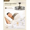 Fanbulous 23 Inch Fandelier Caged Ceiling Fans with Lights and