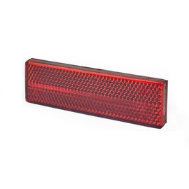HELLA 8RA 342 014-157 Reflex Reflector - Lens Colour: Red - Glued - Rear