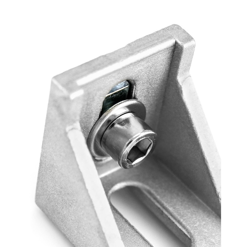 QWORK Mounting Material Angle Mounting Material 40 x 40 mm