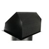 RDP Hooded Wall Vent with Screen and Damper (8 Inch,