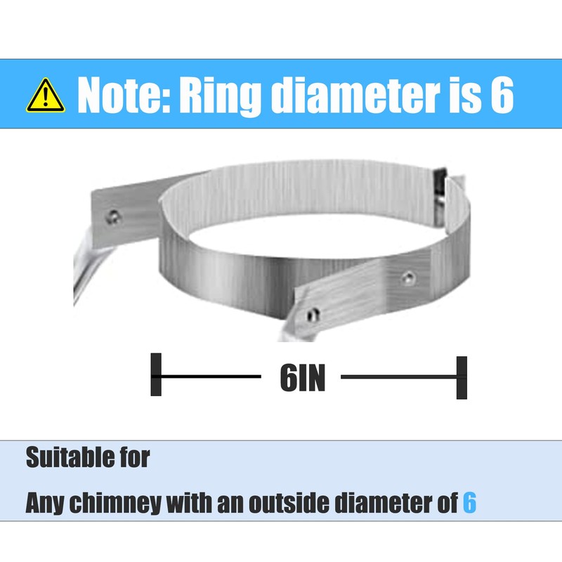 2025 Update Silver Plated High-End Ebusin 6" Extended Roof Bracket
