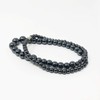 LZD Hematite Necklace Unisex Bead Black Magnetic Clasp X73