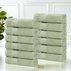 SUPERIOR Venice Zero Twist Cotton Medium Weight Small Towels, for