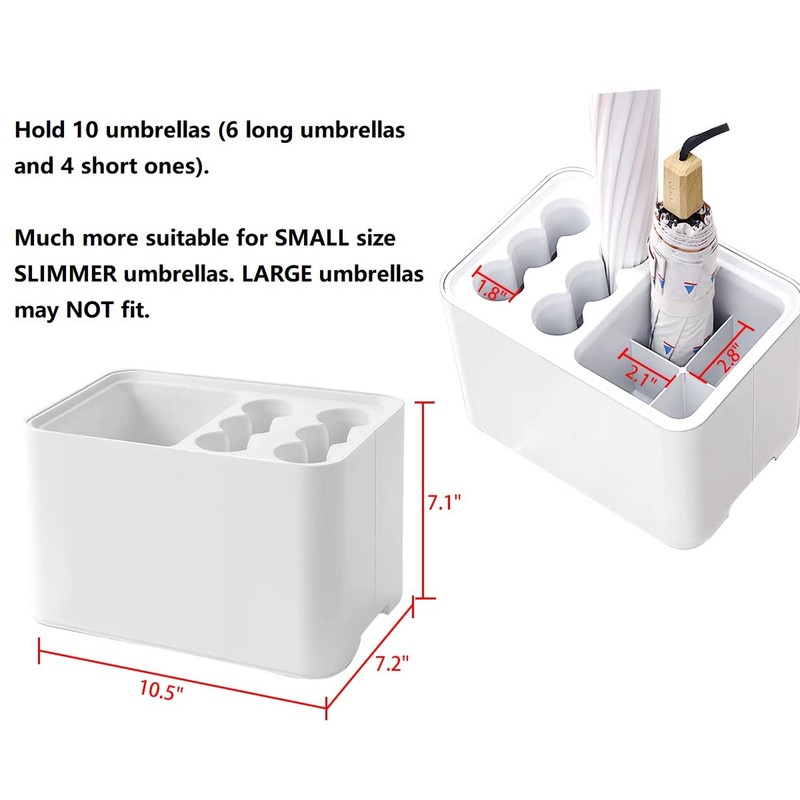 GeLive Umbrella Stand Rack Umbrella Holder with Drip Tray for
