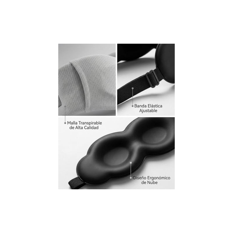 Descompresor Cervical, Collarin Cervical Para El Cuello, 2 Piezas,Nylon Y