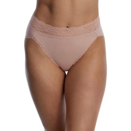 Skarlett Blue Women's Goddess Lace Trim French Cut Brief 372241, Romance, XL