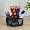 Mesh Desk Organizer 7 Compartments 360 Degree Rotating Multifunctional Pen