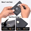 FOXHACKLE Airtag Wallet Slim Minimalist Leather Credit Card Holder for