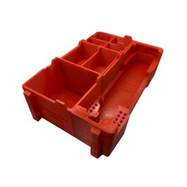 Jonah Pope Design 3d Printed Insert designed for M12 Brushless Rotary Tool and Packout Organizer (Insert Only) Red