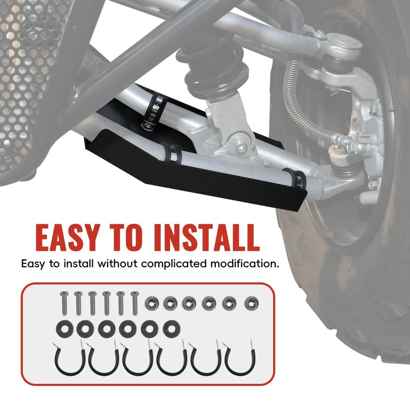 XATVXUTV Front A-Arm Guards for Yamaha Raptor 700 700R 06-25,