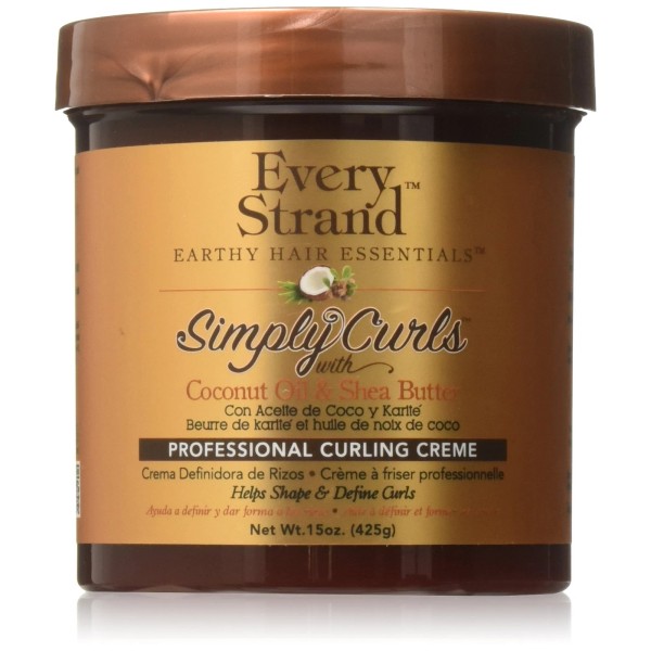 Every Strand Simply Curls Coco Oil/Shea Curl Creme, 15 Ounce