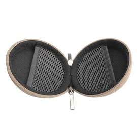 Geekria Shield Earphone Case for in-Ear Headphones Replacement Hard Shell Travel Carrying Bag with Cable Storage Compatible with Bose SoundSport Wireless, SoundSport Pulse Headsets (Gold)