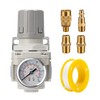 LNCHKA Industrial Air Pressure Regulator 3/8" NPT, 0-150 PSI Adjustable,Construction