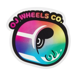 Santa Cruz OJ Wheels Hot Juice Fade Skateboard Sticker 3.3"