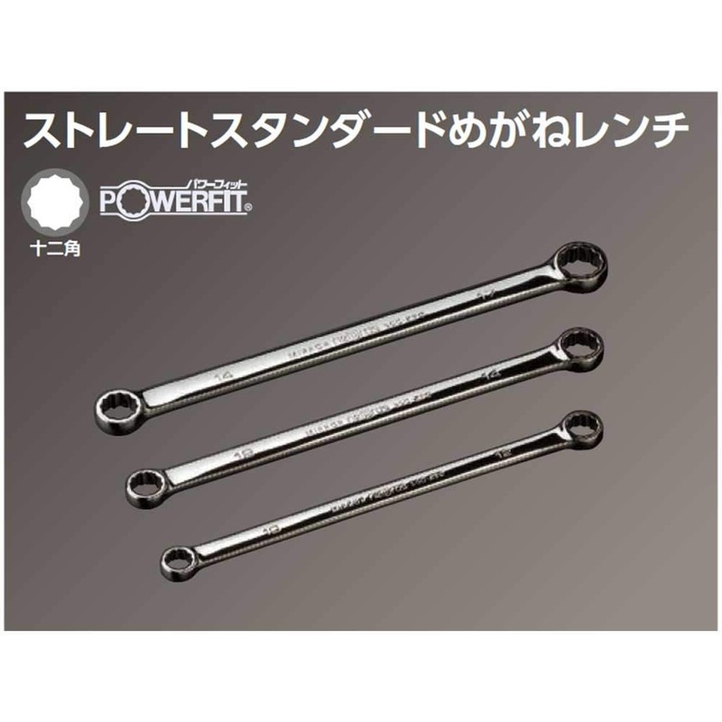 Nepros 17 x 19mm Flat Type Standard Box-End Wrench