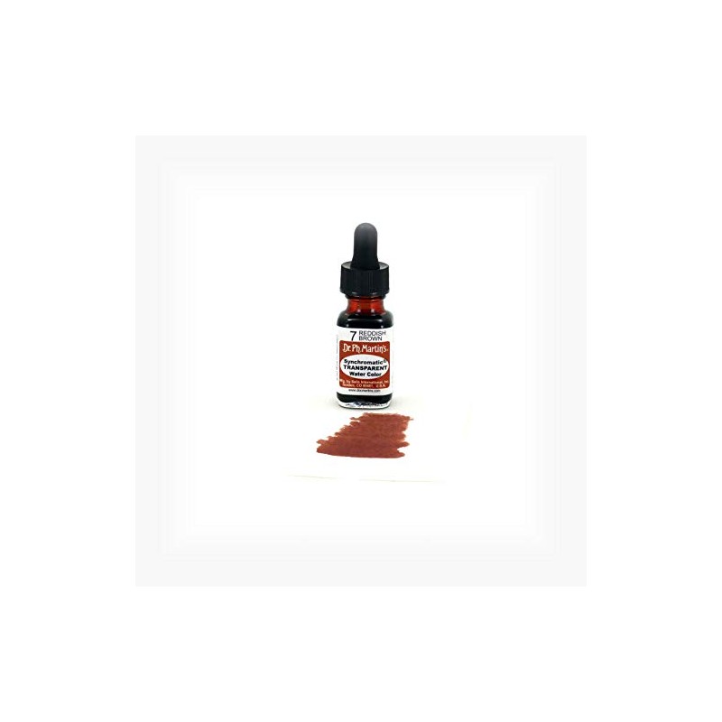 Dr. Ph. Martin's Synchromatic Transparent Water Color (7) Watercolor Bottle,