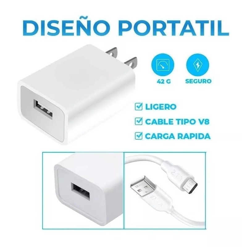 EGTMA Kit 3 Piezas Cargadores Micro Usb V8 Para Teléfonos